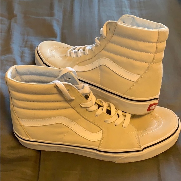cream suede vans